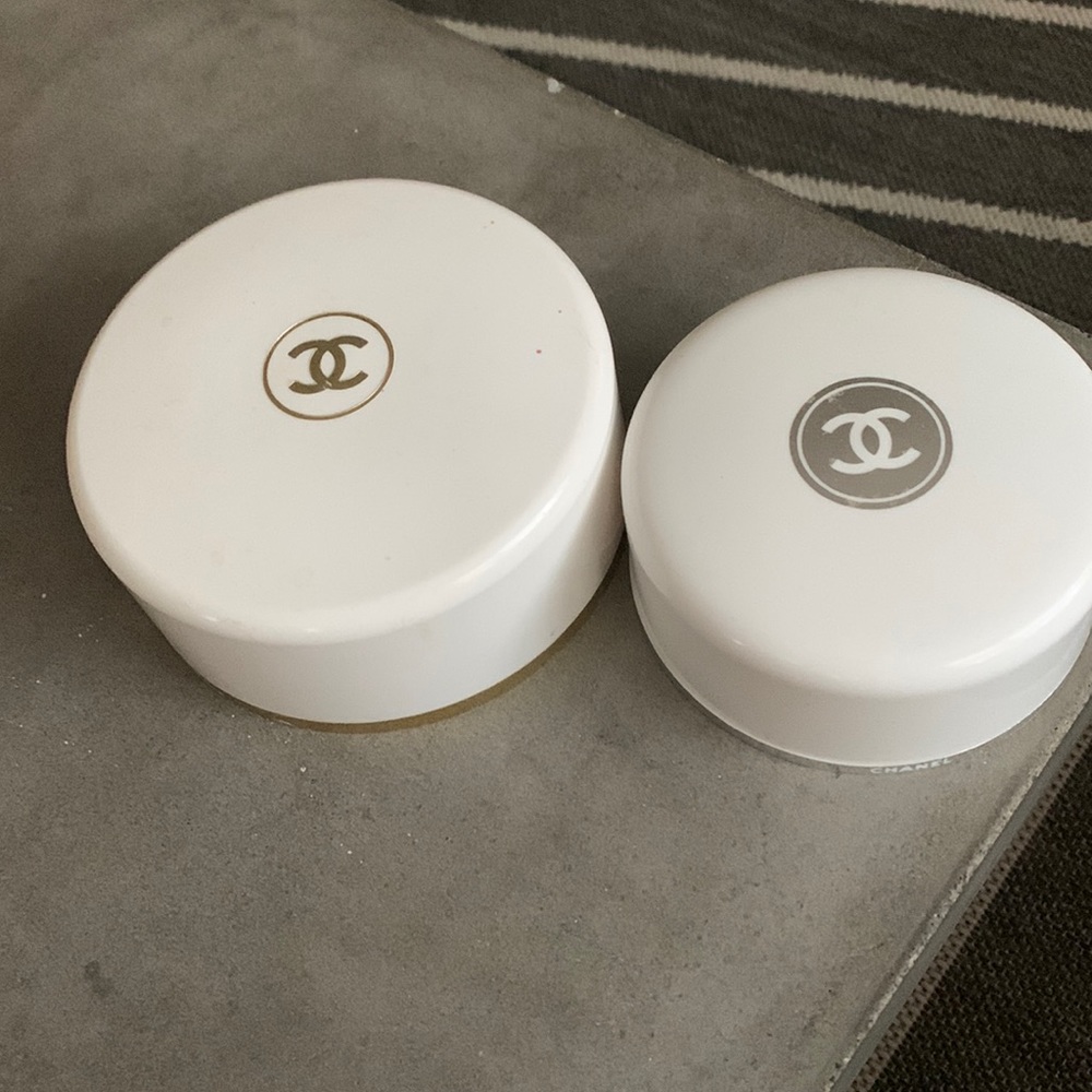 Vintage Chanel No 19 Dusting Powder Containers